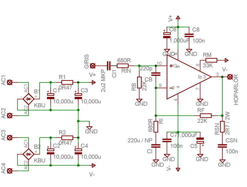 Lm3886tf схема усилителя